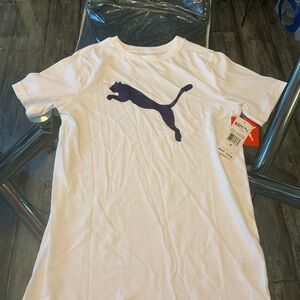 Puma Kids Classic White Tee